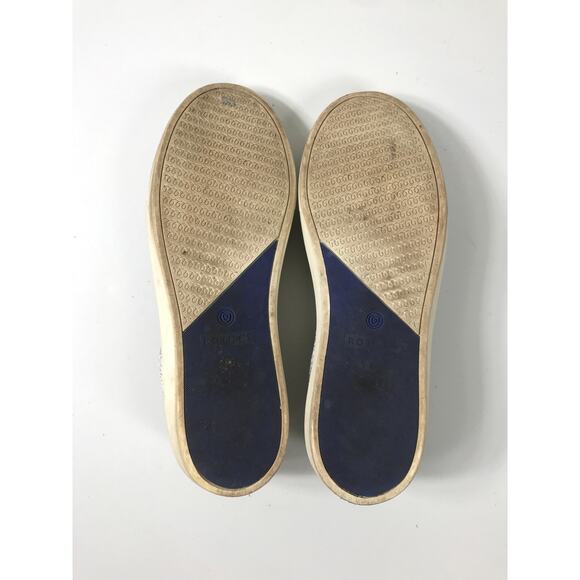 Rothy's The Original Slip On Sneakers Opal Python Gray White Pattern - Picture 7 of 8